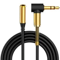 Produktbild: ULTRICS Aux Verlängerung Kabel 2M, Stereo 3,5mm Klinke Audio Verlängerungskabel Stecker auf Buchse Jack Kopfhörer Extension Cable Kompatibel Mit Apple Samsung Smartphones Lautsprecher und Mehr