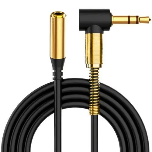 Produktbild: ULTRICS Aux Verlängerung Kabel 2M, Stereo 3,5mm Klinke Audio Verlängerungskabel Stecker auf Buchse Jack Kopfhörer Extension Cable Kompatibel Mit Apple Samsung Smartphones Lautsprecher und Mehr