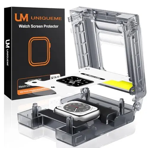 Produktbild: UM UNIQUEME 4 Stück Schutzfolie für Apple Watch Series 10 42 mm Folie, Flexible TPU für iwatch 42 mm Displayschutz, Blasenfreie, Weich HD Klar Displayfolie, Volle Abdeckung, Anti-Staub