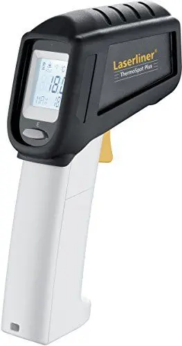 Produktbild: Umarex Laserliner ThermoSpot Plus Temperaturmessgeräte (Infrarot-Thermometer, für Oberflächentemperatur, 8-Punkt Laserkreis, LC-Anzeige) 082.042A