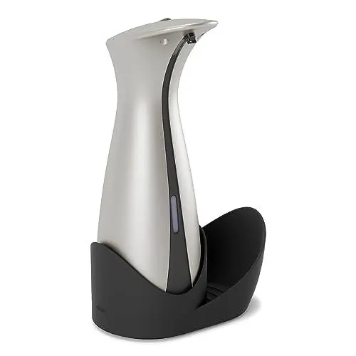 Produktbild: UMBRA Otto Caddy 250ml Automatischer Seifenspender für Flüssigseife mit Schwammablage, Nickel, Einheitsgröße