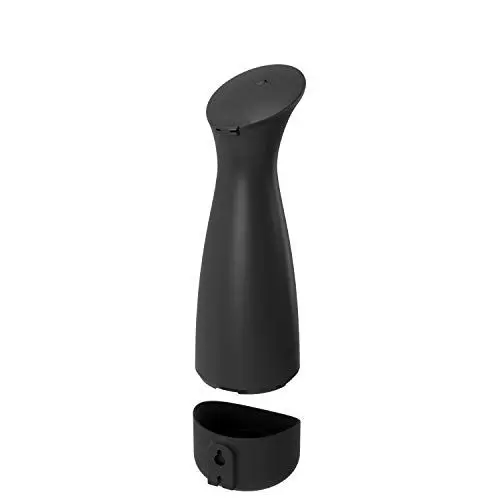 Produktbild: Umbra Otto 250ml Automatischer Seifenspender für Flüssigseife und Handdesinfektionsmittel mit Wandhalterung, Schwarz/Anthrazit, regular