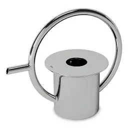 Produktbild: Umbra Quench Gießkanne aus Edelstahl für Zimmerpflanzen, Balkonpflanzen und Terrassenpflanzen, Nickel, 1 Liter Fassungsvermögen