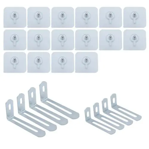 Produktbild: UMCHU 8 Sätze Selbstklebend Möbel Kippsicherung, Kippschutz für Fernseher,Hochleistungs Möbelgurte-Set,Kippschutz Möbel Wandanker,für Schrank Regal Kommode Belastbarkeit