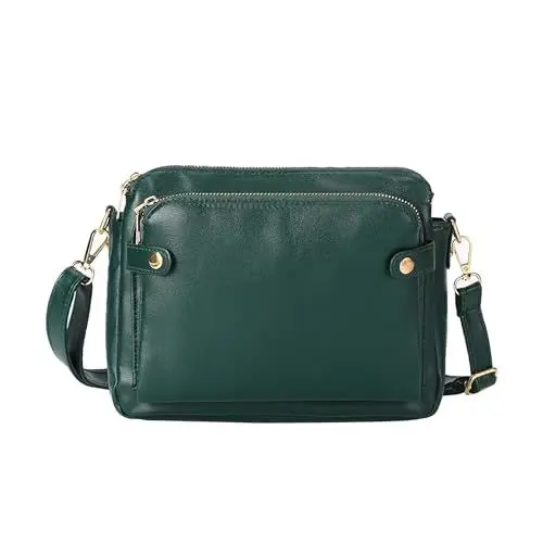 Produktbild: UmhäNgetasche HerrenRucksack Mit Vielen FäChern Damen 2023 Freizeitmode dreilagige Umhängetasche Umhängetasche Umhängetasche Ledertasche Umhängetasche Crossbag Handytasche Mit GeldböRse (AG, One Size)