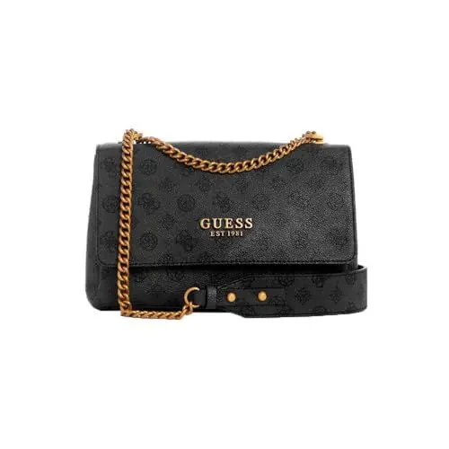 Produktbild: GUESS Damen Umhängetasche Fynna Charcoal Logo