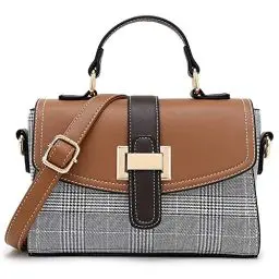 Produktbild: Umhängetasche für Damen Leder Wasserdicht Retro Fashion Handtasche Klein (black)