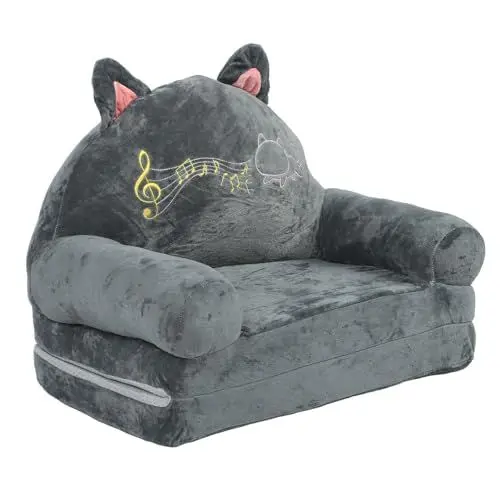 Produktbild: Umwandelbares Sofa für in Liege, Kleinkinderstuhl, Couch, Umwandelbares Sofa in Liege, Kindercouch, Ausklappbar Zur Liege, Aufklappbare Couch, Schlafcouch, Armlehnenstuhl für