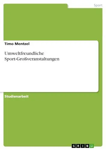 Produktbild: Umweltfreundliche Sport-Großveranstaltungen