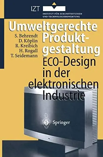 Produktbild: Umweltgerechte Produktgestaltung: ECO-Design in der elektronischen Industrie