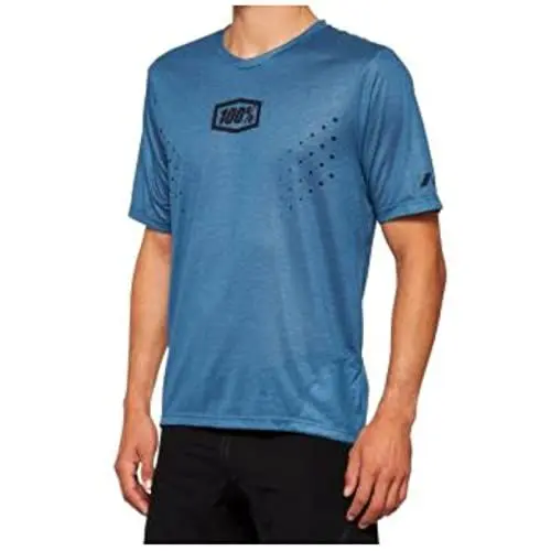 Produktbild: Unbekannt 100% Herren Kurzarm Trikot Airmatic Mesh, Schieferblau, M, 40016