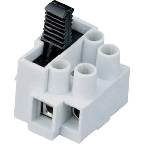 Produktbild: Unbekannt Adels-Contact 19928 Luesterklemme flexibel starr: 0.5-2.5mm² Polzahl (num): 2
