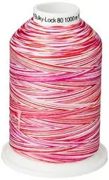 Produktbild: Unbekannt G730809-9974 Garn, Polyester, 9974 Rot/Rosa, 1000m, 1000 meter