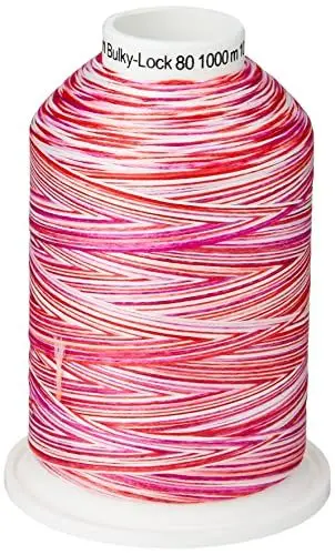 Produktbild: Unbekannt G730809-9974 Garn, Polyester, 9974 Rot/Rosa, 1000m, 1000 meter