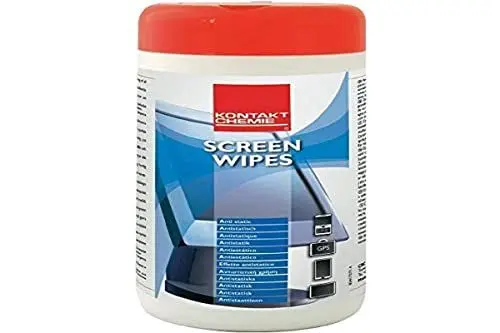 Produktbild: Unbekannt Kontakt Chemie Kontakt Chemie Bildschirmreinigungstuecher SCREEN WIPES 31980-AA 100St, Box, Schwarz