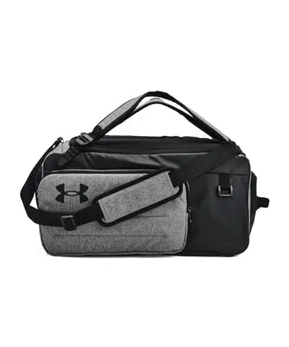 Produktbild: Under Armour Contain Duffel Bags, Unisex, Erwachsene, Grau, Größe M, Castlerock Medium Heather/Black/Whit, M
