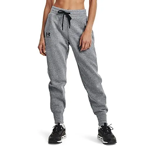 Produktbild: Under Armour Damen Hose Rival Fleece Jogginghose, Steel M Heather/Black/ (035), XL, 1356416-035
