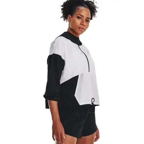 Produktbild: Under Armour Damen Woven Graphic Jacket Warmup Tops, Schwarz, L EU