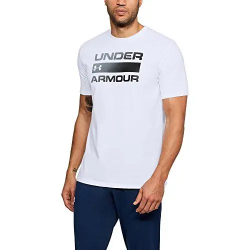 Produktbild: Under Armour Herren Kurzarmshirt Team Issue Wordmark, White, MD, 1314002-100