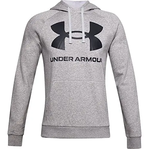 Produktbild: Under Armour Herren Rival Fleece Big Logo HD, sportlicher Kapuzenpullover mit loser Passform, bequemes und warmes Sweatshirt für Männer