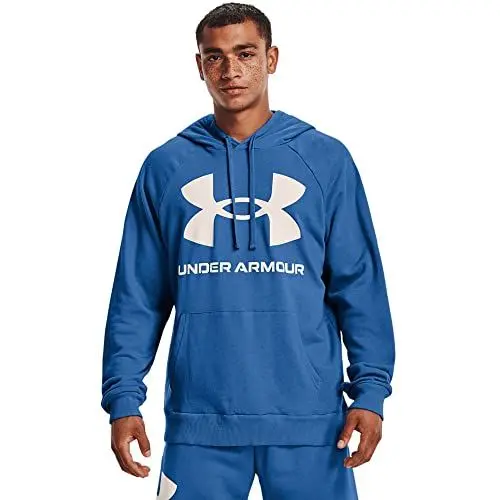 Produktbild: Under Armour Herren Rival Fleece Raglan Hoodie - Victory Blau - L
