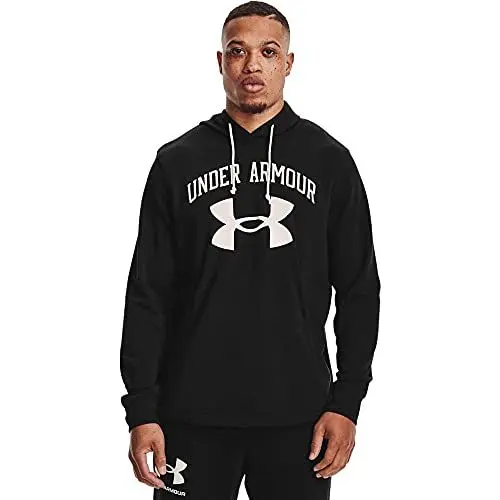 Produktbild: Under Armour Herren Rival Terry trocknend Hoody - Schwarz/Onyx Weiß - M