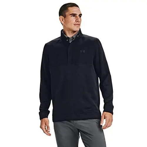 Produktbild: Under Armour Herren Sturm SF 1/2 Golf Sweater - Schwarz - XL