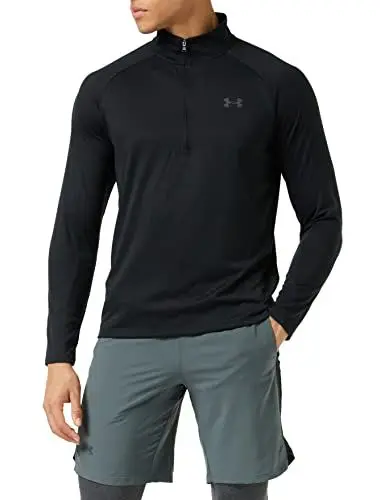 Produktbild: Under Armour Herren Tech 2.0 1/2 Zip, sportliches Longsleeve, schnell trocknendes Langarmshirt für Männer