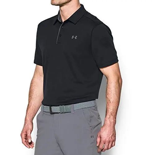 Produktbild: Under Armour Herren Tech Golf Poloshirt,schwarz (Black (001)), 3XL