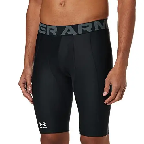 Produktbild: Under Armour Herren UA HG Armour Lng Shorts, leichte kurze Sporthose, atmungsaktive Kompressions-Herrenshorts mit Strength Pocket-Eingrifftasche