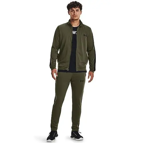 Produktbild: Under Armour Herren UA Knit Track Suit, bequemer Trainingsanzug, schnelltrocknender Jogginganzug mit Seitentaschen