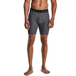 Produktbild: Under Armour Herren Ua Hg Armour Kurze Laufhose atmungsaktive Herrenshorts, Carbon Heather/Black, XL EU