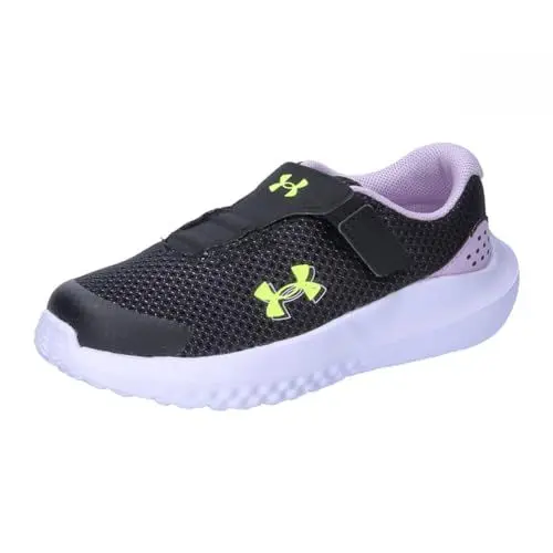 Produktbild: Under Armour Mädchen UA GINF Surge 4 AC, bequeme Kinder Laufschuhe für Sport und Freizeit, leichte Sportschuhe für Mädchen