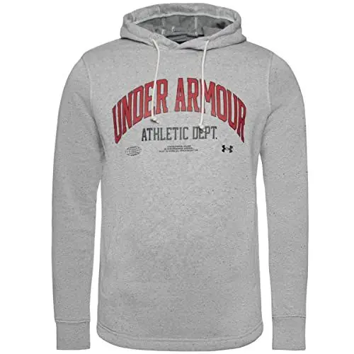 Produktbild: Under Armour Mens Fleece Tops Men's Ua Rival Terry Athletic Department Hoodie, STN, 1370354-279, XL, Grey Melé