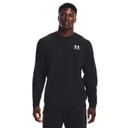 Produktbild: Under Armour Mens Men's Ua Essential Crew Fleece Tops, Black, SM