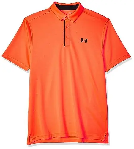 Produktbild: Under Armour Mens Short-Sleeve Polos Herren Polo-Shirt Ua Tech, Orange Blast, 1290140-866, MD