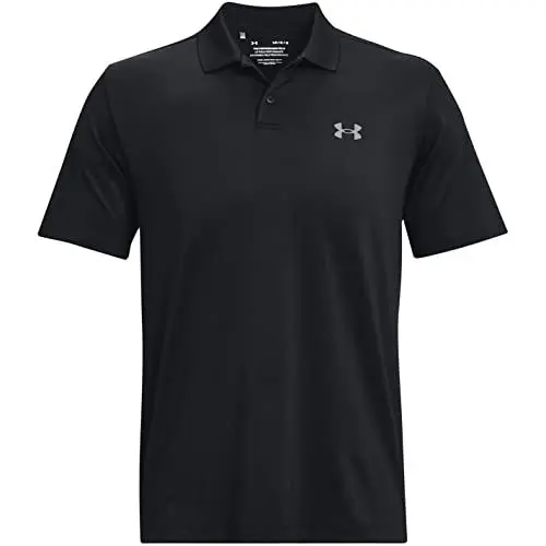 Produktbild: Under Armour Mens Short-Sleeve Polos Ua Performance 3.0 Polo, Black, 1377374-001, 3XL