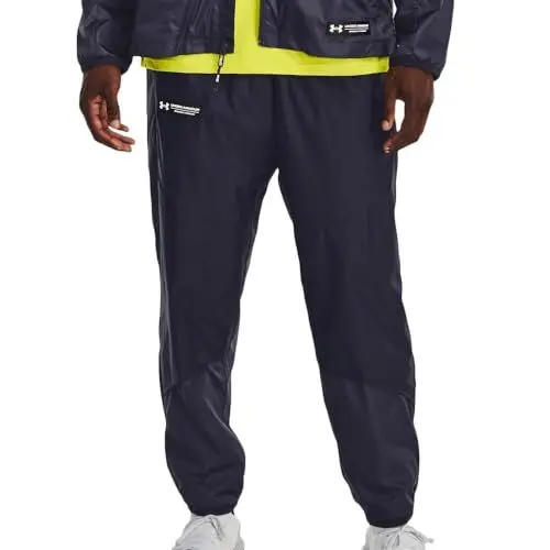 Produktbild: Under Armour Mens Warmup Bottoms Men's Ua Rush™ Woven Pants, Tempered Steel, 1373795, Size XS