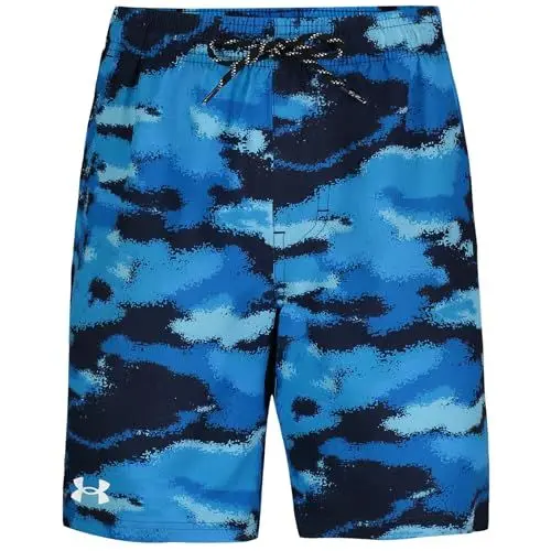 Produktbild: Under Armour Outdoor-Shorts für Jungen, 4-Wege-Stretch-Gewebe, leicht und atmungsaktiv, Capri: Camouflage, M
