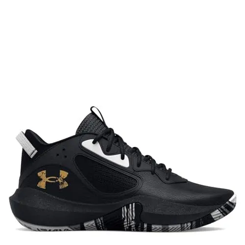 Produktbild: Under Armour Unisex Grade School Ua Lockdown 6 Basketball Shoes Court Performancence, Black, 37.5 EU