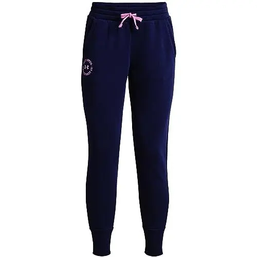 Produktbild: Under Armour Womens Pants Women's Ua Rival Fleece Crest Joggers, MDN, 1373025, Size MD