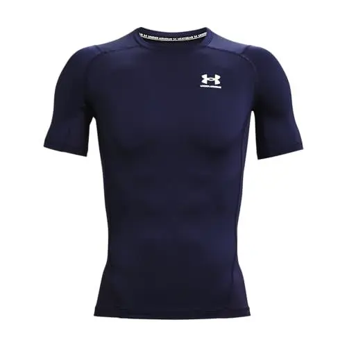 Produktbild: Under Armour Herren UA HG Armour Comp SS, kurzärmliges Funktionsshirt, schnelltrocknendes T-Shirt mit Kompressionspassform