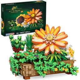 Produktbild: Under the Baubles Sonnenblumen Blumen Bauspielzeugset - Home und Zimmer deko, Creepers Bonsai für Erwachsene, Geschenk zum Muttertag, Valentinstag oder Jahrestag für Frauen, Männer