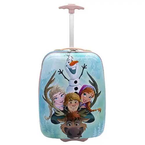 Produktbild: Undercover - Polycarbonat Trolley - Disney Frozen - 16 Inch - mit Spanngurten und Reißverschlussfach - Teleskopstange - leicht und robust - für Kinder