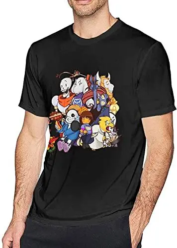 Produktbild: Undertale T Shirt Men's Cotton Short Sleeve Casual Blouse Tops for Unisex Adult T-Shirts & Hemden(X-Large)