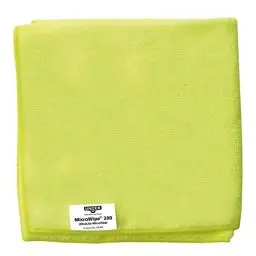 Produktbild: UNGER Mikrofasertuch MicroWipe 200 (Farbe gelb, Größe 40x40 cm, 10 Stück, 80% Polyester / 20% Polyamid, Reinigungstücher) ME40J