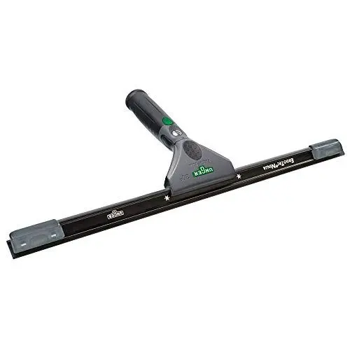 Produktbild: UNGER ErgoTec Ninja Fensterwischer 30° (Breite 35 cm, ergonomischer Griff, mit Soft-Gummi, Zwei Gummi Positionen, Fensterabzieher mit Schwenkfunktion) E3350