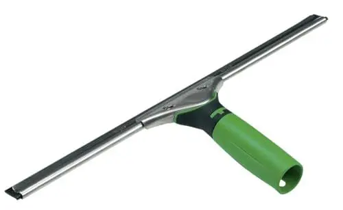 Produktbild: Unger Fensterreiniger ErgoTec Hard (Länge 25 cm, Fensterabzieher, Harter Wischergummi, ideal für warme Temperaturen) ES25H