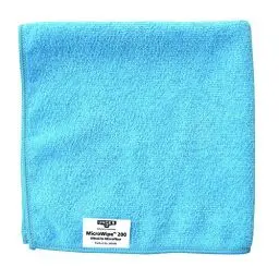Produktbild: Unger Mikrofasertuch MicroWipe 200 (Farbe blau, Größe 40x40 cm, 1 Stück, 80% Polyester / 20% Polyamid, Reinigungstücher) ME40B