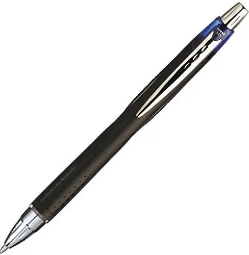Produktbild: Uni-Ball 789107 Jetstream Tintenroller mit Druckmechanik 1,0 mm F-Spitze 0,45 mm Strichbreite 12 Stück blau